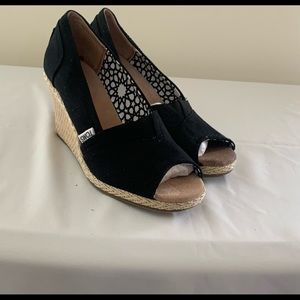 Toms Wedge Open Toe Sandal